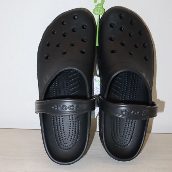 Crocs 10001-001 Men's Sz 13 Black Noir Classic Clogs - Picture 2 of 7